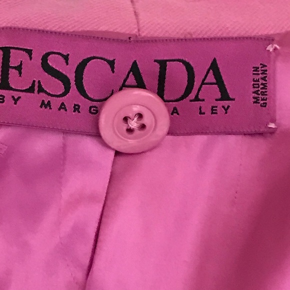 ESCADA LUXURY JACKET & SKIRT ENSEMBLE STUNNING FINE  MERINO WOOL LIKE NEW SZ: 8 - Picture 6 of 8